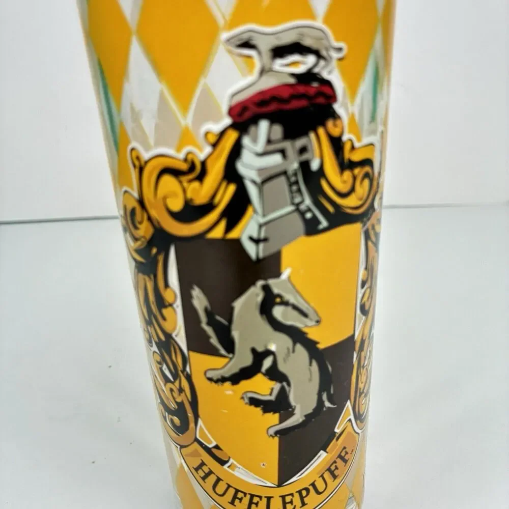 Harry Potter House Crests 2 Piece 10oz Glass Tumbler Set 20th Anniversary